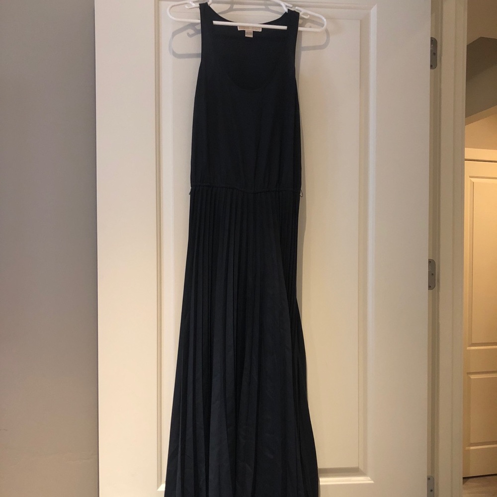 Michael Kors navy maxi dress